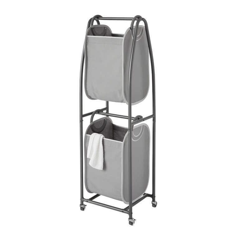 NeatFreak 2 Tier Rolling Vertical Laundry Sorter Reviews Wayfair